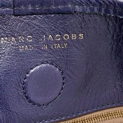 Marc Jacobs Purple Leather Eyelet Tote For Women -Cheap Marc Jacobs Store luxury women marc jacobs used handbags p669655 003