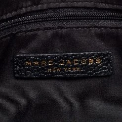 Marc Jacobs Black Leather Mini Empire City Shoulder Bag For Women -Cheap Marc Jacobs Store luxury women marc jacobs used handbags p674228 009