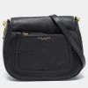 Marc Jacobs Black Leather Mini Empire City Shoulder Bag For Women