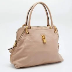 Marc Jacobs Pale Pink Leather Paradise Rio Satchel For Women 13 Marc Jacobs Pale Pink Leather Paradise Rio Satchel For Women -Cheap Marc Jacobs Store luxury women marc jacobs used handbags p680909 003