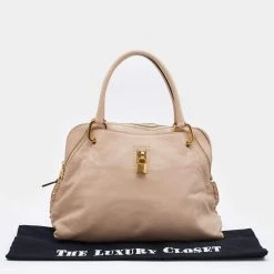 Marc Jacobs Pale Pink Leather Paradise Rio Satchel For Women 19 Marc Jacobs Pale Pink Leather Paradise Rio Satchel For Women -Cheap Marc Jacobs Store luxury women marc jacobs used handbags p680909 004