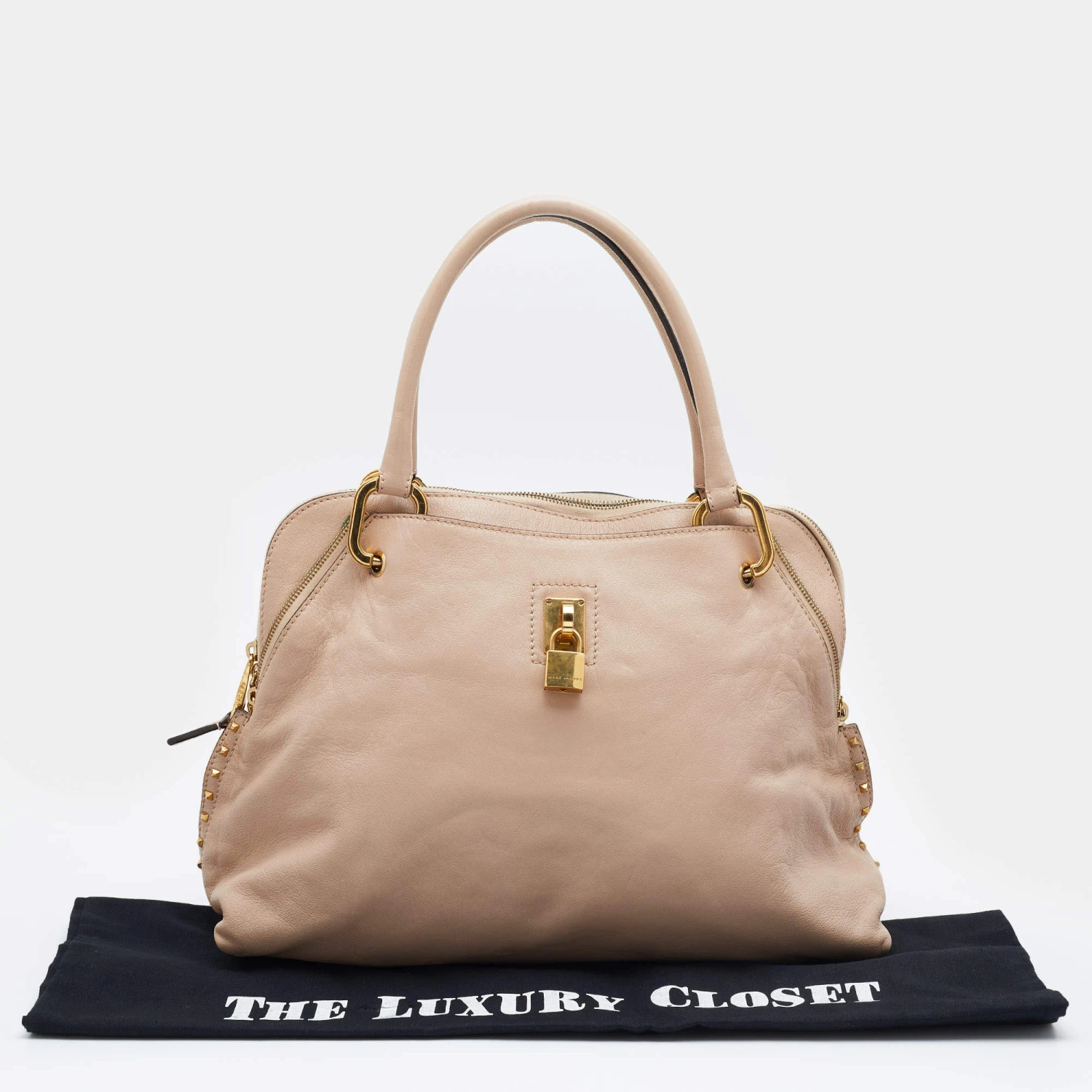 Marc Jacobs Pale Pink Leather Paradise Rio Satchel For Women 9 Marc Jacobs Pale Pink Leather Paradise Rio Satchel For Women - Image 9