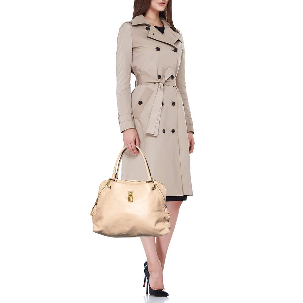 Marc Jacobs Pale Pink Leather Paradise Rio Satchel For Women 2 Marc Jacobs Pale Pink Leather Paradise Rio Satchel For Women - Image 2