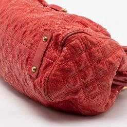 Marc Jacobs Red Snake Skin Embossed Leather Stam Satchel For Women -Cheap Marc Jacobs Store luxury women marc jacobs used handbags p685130 013