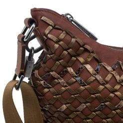 Marc Jacobs Brown Woven Leather Boho Hobo For Women -Cheap Marc Jacobs Store luxury women marc jacobs used handbags p7894 008