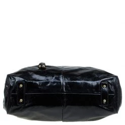 Marc Jacobs Black Patent Leather Stam Satchel For Women -Cheap Marc Jacobs Store luxury women marc jacobs used handbags p79553 0005