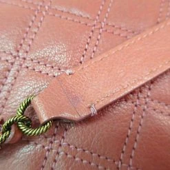 Marc Jacobs Pink Quilted Leather Large Baroque Single Shoulder Bag For Women -Cheap Marc Jacobs Store luxury women marc jacobs used handbags p79994 004