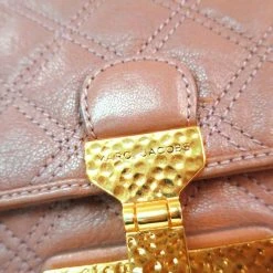 Marc Jacobs Pink Quilted Leather Large Baroque Single Shoulder Bag For Women -Cheap Marc Jacobs Store luxury women marc jacobs used handbags p79994 005