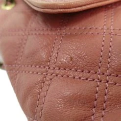 Marc Jacobs Pink Quilted Leather Large Baroque Single Shoulder Bag For Women -Cheap Marc Jacobs Store luxury women marc jacobs used handbags p79994 009