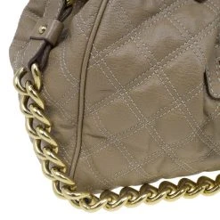 Marc Jacobs Beige Quilted Leather Stam Bag For Women 26 Marc Jacobs Beige Quilted Leather Stam Bag For Women -Cheap Marc Jacobs Store luxury women marc jacobs used handbags p8036 0011