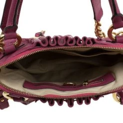 Marc Jacobs Burgundy Quilted Leather Cecilia Satchel For Women -Cheap Marc Jacobs Store luxury women marc jacobs used handbags p82709 006
