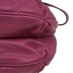 Marc Jacobs Burgundy Quilted Leather Cecilia Satchel For Women -Cheap Marc Jacobs Store luxury women marc jacobs used handbags p82709 010