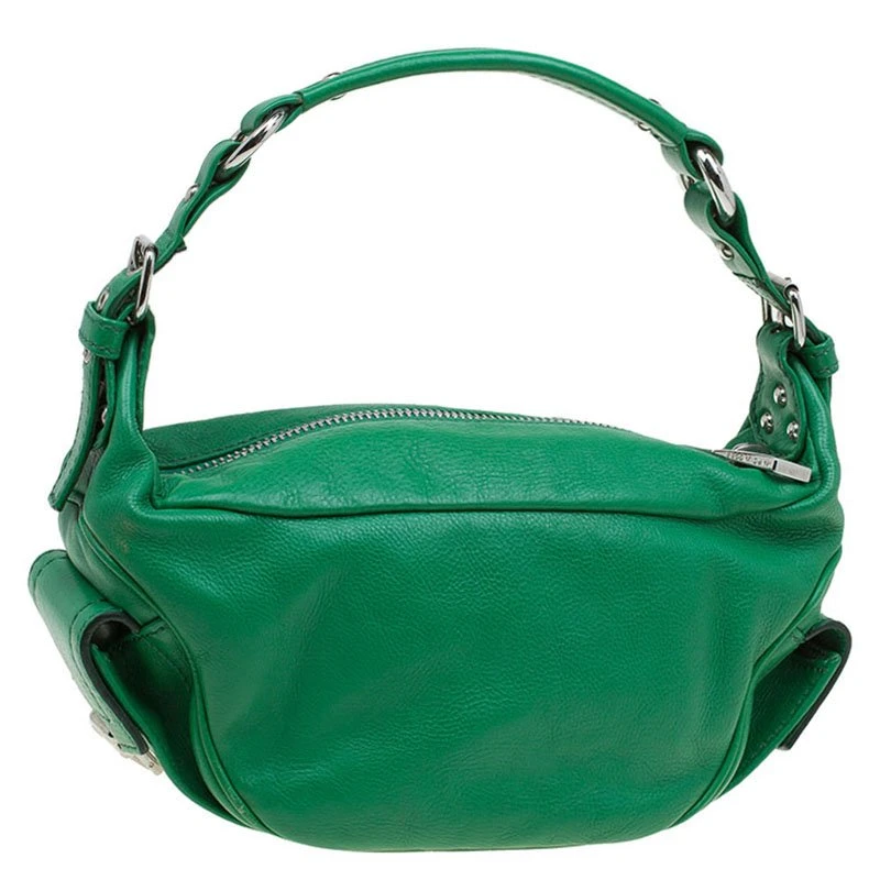 Marc Jacobs Green Leather Small Katie Shoulder Bag For Women 1 Marc Jacobs Green Leather Small Katie Shoulder Bag For Women