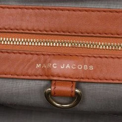 Marc Jacobs Orange Quilted Leather Stam Shoulder Bag For Women -Cheap Marc Jacobs Store luxury women marc jacobs used handbags p86478 0008