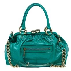 Marc Jacobs Turquoise Patent Stam For Women