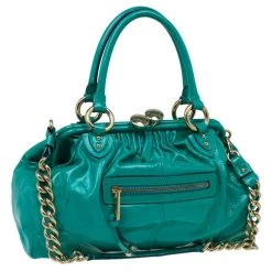 Marc Jacobs Turquoise Patent Stam For Women 17 Marc Jacobs Turquoise Patent Stam For Women -Cheap Marc Jacobs Store luxury women marc jacobs used handbags p8711 003