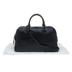 Marc Jacobs Black Leather The Venetia Bowling Bag For Women -Cheap Marc Jacobs Store luxury women marc jacobs used handbags p87180 008