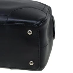 Marc Jacobs Black Leather The Venetia Bowling Bag For Women -Cheap Marc Jacobs Store luxury women marc jacobs used handbags p87180 010