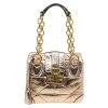 Marc Jacobs Metallic Rose Quilted Leather Shoulder Bag For Women
