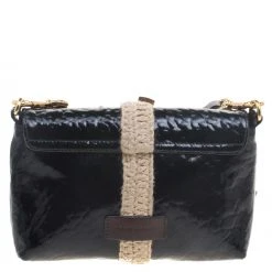 Marc Jacobs Dark Green Patent Leather Embellished Crossbody Bag For Women -Cheap Marc Jacobs Store luxury women marc jacobs used handbags p94330 0004