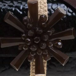 Marc Jacobs Dark Green Patent Leather Embellished Crossbody Bag For Women -Cheap Marc Jacobs Store luxury women marc jacobs used handbags p94330 0005 scaled