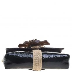 Marc Jacobs Dark Green Patent Leather Embellished Crossbody Bag For Women -Cheap Marc Jacobs Store luxury women marc jacobs used handbags p94330 0006