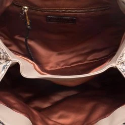 Marc Jacobs Beige Leather Robert Leslie Tote For Women -Cheap Marc Jacobs Store luxury women marc jacobs used handbags p97770 007