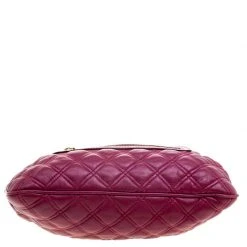 Marc Jacobs Burgundy Leather Mini Stam Shoulder Bag For Women -Cheap Marc Jacobs Store luxury women marc jacobs used handbags p98092 006