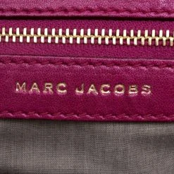 Marc Jacobs Burgundy Leather Mini Stam Shoulder Bag For Women -Cheap Marc Jacobs Store luxury women marc jacobs used handbags p98092 008