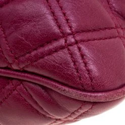 Marc Jacobs Burgundy Leather Mini Stam Shoulder Bag For Women -Cheap Marc Jacobs Store luxury women marc jacobs used handbags p98092 011