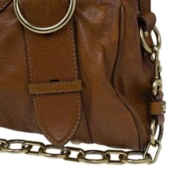 Marc Jacobs Brown Leather Shoulder Bag For Women -Cheap Marc Jacobs Store luxury women marc jacobs used handbags p9965 0010