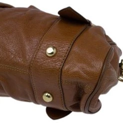 Marc Jacobs Brown Leather Shoulder Bag For Women -Cheap Marc Jacobs Store luxury women marc jacobs used handbags p9965 0012