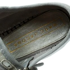 Marc Jacobs Metallic Silver Leather Suzi Crystal Embellished Brooch Mary Jane Espadrille Platforms Size 36 For Women -Cheap Marc Jacobs Store luxury women marc jacobs used shoes p176452 002