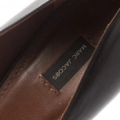 Marc Jacobs Black Leather Chain Detail Pumps Size 40 For Women -Cheap Marc Jacobs Store luxury women marc jacobs used shoes p185326 004