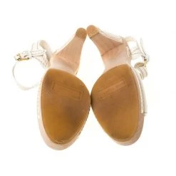 Marc Jacobs White Leather Buckle Detail Ankle Strap Wooden Platform Sandals Size 37 For Women -Cheap Marc Jacobs Store luxury women marc jacobs used shoes p223611 001