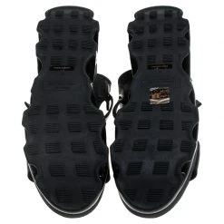 Marc By Marc Jacobs Black Leather Zigzag Platform Ankle Strap Sandals Size 38 For Women -Cheap Marc Jacobs Store luxury women marc jacobs used shoes p243581 002