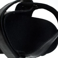 Marc By Marc Jacobs Black Leather Zigzag Platform Ankle Strap Sandals Size 38 For Women -Cheap Marc Jacobs Store luxury women marc jacobs used shoes p243581 004