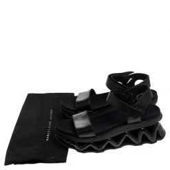 Marc By Marc Jacobs Black Leather Zigzag Platform Ankle Strap Sandals Size 38 For Women -Cheap Marc Jacobs Store luxury women marc jacobs used shoes p243581 008