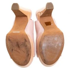 Marc By Marc Jacobs Blush Pink/Beige Leather Open Toe Slingback Sandals Size 38 For Women -Cheap Marc Jacobs Store luxury women marc jacobs used shoes p260508 001
