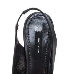 Marc Jacobs Graphite Satin Ruffle And Rose Detail Round Toe Slingback Sandals Size 36.5 For Women 14 Marc Jacobs Graphite Satin Ruffle And Rose Detail Round Toe Slingback Sandals Size 36.5 For Women -Cheap Marc Jacobs Store luxury women marc jacobs used shoes p260688 004