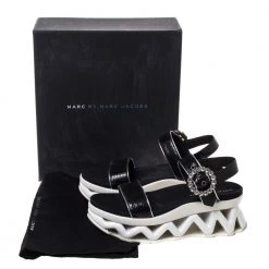 Marc By Marc Jacobs Black Python Embossed Leather Ninj Crystal Embellished Ankle Strap Sandals Size 38 For Women 15 Marc By Marc Jacobs Black Python Embossed Leather Ninj Crystal Embellished Ankle Strap Sandals Size 38 For Women -Cheap Marc Jacobs Store luxury women marc jacobs used shoes p328793 009