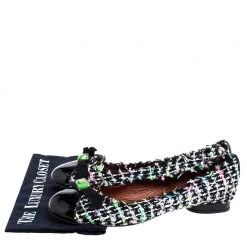 Marc Jacobs Multicolor Tweed And Patent Leather Crystal Embellished Ballet Flats Size 41 For Women 15 Marc Jacobs Multicolor Tweed And Patent Leather Crystal Embellished Ballet Flats Size 41 For Women -Cheap Marc Jacobs Store luxury women marc jacobs used shoes p336838 006
