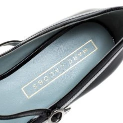 Marc Jacobs Black Patent Leather Mary Jane Ballet Flats Size 40 For Women -Cheap Marc Jacobs Store luxury women marc jacobs used shoes p355668 006