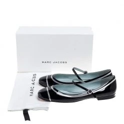 Marc Jacobs Black Patent Leather Mary Jane Ballet Flats Size 40 For Women -Cheap Marc Jacobs Store luxury women marc jacobs used shoes p355668 007