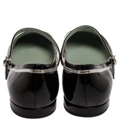 Marc Jacobs Black/ Silver Patent Leather Poppy Mary Jane Ballerina Flat Size 40 For Women 12 Marc Jacobs Black/ Silver Patent Leather Poppy Mary Jane Ballerina Flat Size 40 For Women -Cheap Marc Jacobs Store luxury women marc jacobs used shoes p359884 004