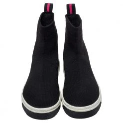 Marc Jacobs Black Knit Fabric Dart Sock Sneakers Size 41 For Women -Cheap Marc Jacobs Store luxury women marc jacobs used shoes p398756 001