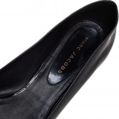 Marc Jacobs Black Leather Block Loafers Size 41.5 For Women -Cheap Marc Jacobs Store luxury women marc jacobs used shoes p446082 001 scaled