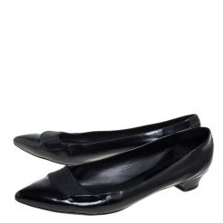 Marc Jacobs Black Leather Block Loafers Size 41.5 For Women -Cheap Marc Jacobs Store luxury women marc jacobs used shoes p446082 007