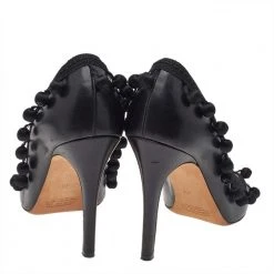 Marc Jacobs Black Leather Embellished Pumps Size 39 For Women -Cheap Marc Jacobs Store luxury women marc jacobs used shoes p508255 003