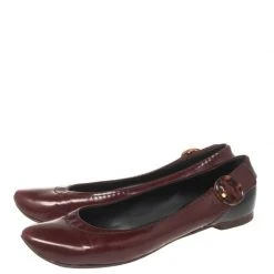 Marc Jacobs Burgundy Patent Ballet Flats Size 37 For Women -Cheap Marc Jacobs Store luxury women marc jacobs used shoes p600326 1645850176 002